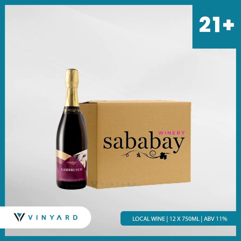 Sababay Lambrusco 750 ml 1 karton ( 12 Botol )