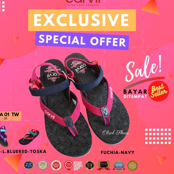 ✵ Carvil Sandal Gunung Anak Perempuan Rayya 01 TW ☊