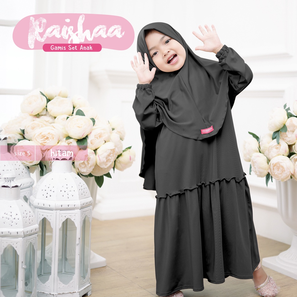 GAMIS ANAK PEREMPUAN RAISHAA UNTUK ANAK 1-8 TAHUN