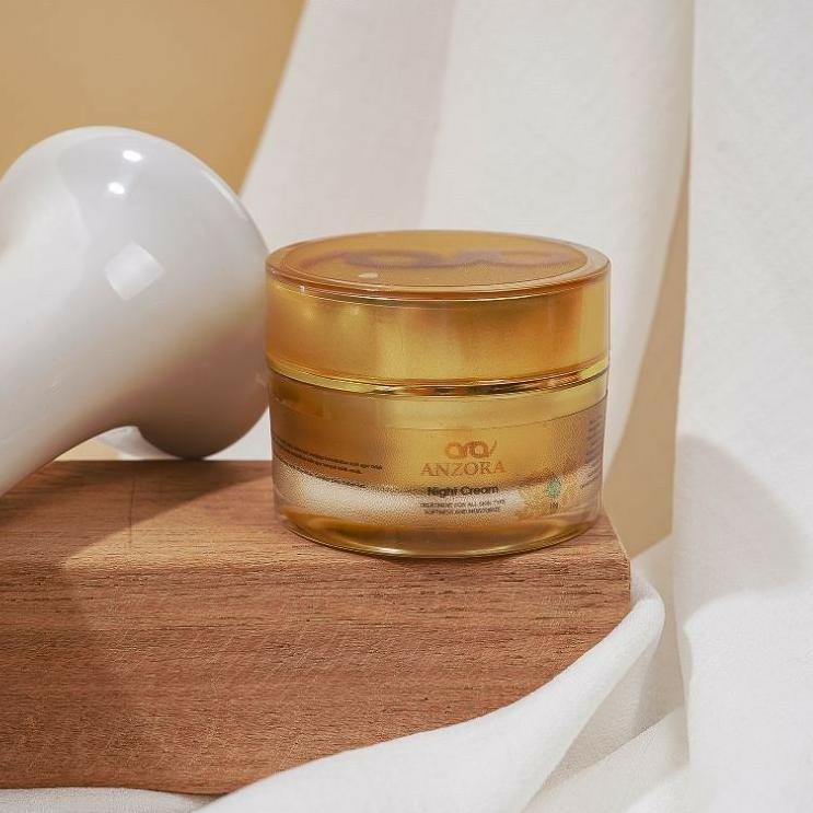 ♟ KRIM MALAM GLOW / ADS ACNE DARK SPOT  NIGHT CREAM ANZORA ➹