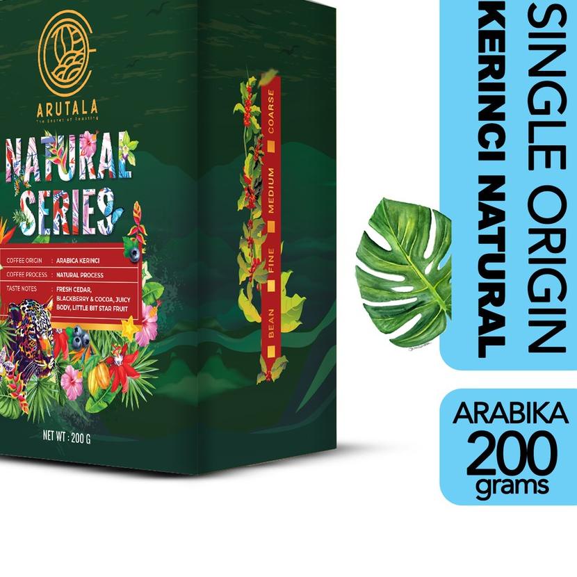 

☏ ARUTALA Natural Series - Arabika Kerinci 200 gram ✸