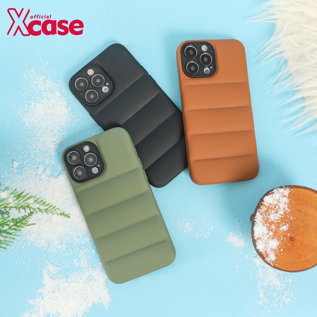Winter Down Jacket Silicone Case iPhone 7 8 XR XS MAX 11 12 13 MINI PRO MAX