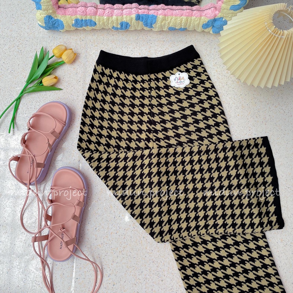 HOUNDSTOOTH KULOT KNIT PREMIUM