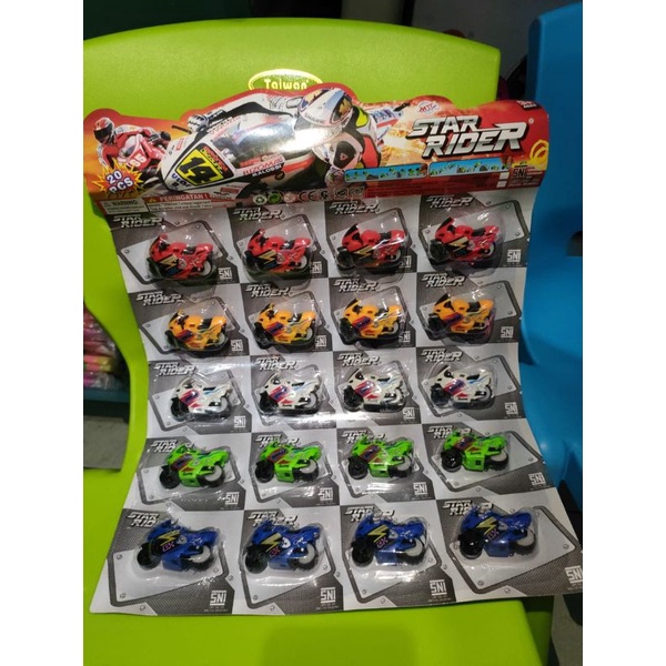 Mainan motor spin go