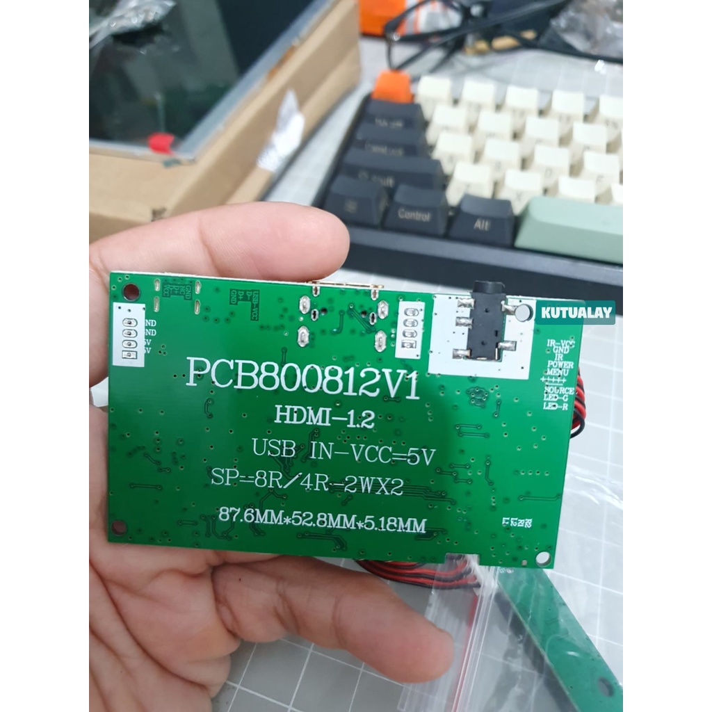 Board LCD TTL 50Pin HDMI Audio Input Micro USB 5v 800x480 PCB800812V1 50 PIN