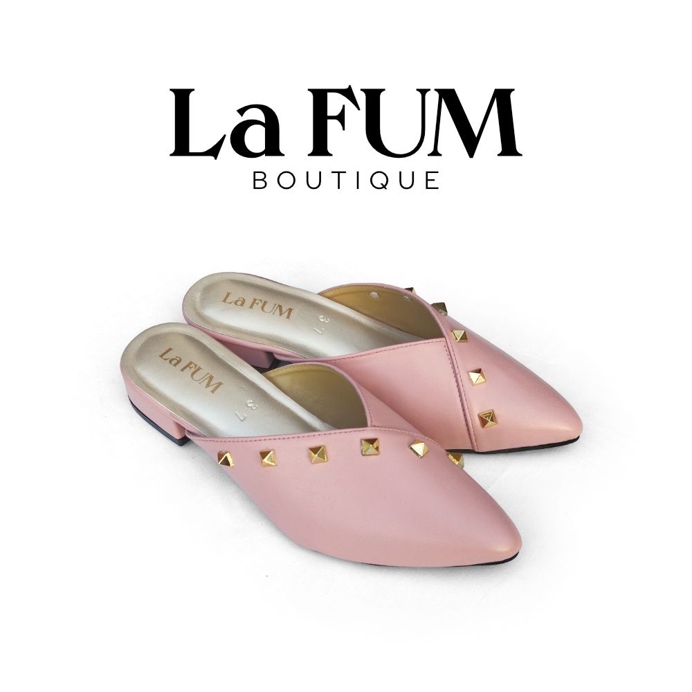 Belladonna Sandal Bustong Mules wanita by La FUM