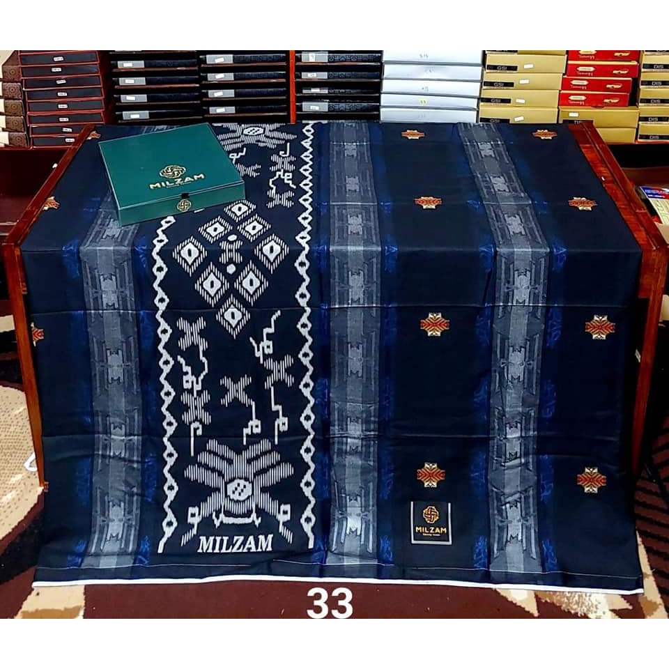 Sarung Milzam Jaguar Songket Silver Mewah dan Keren Bisa Cod