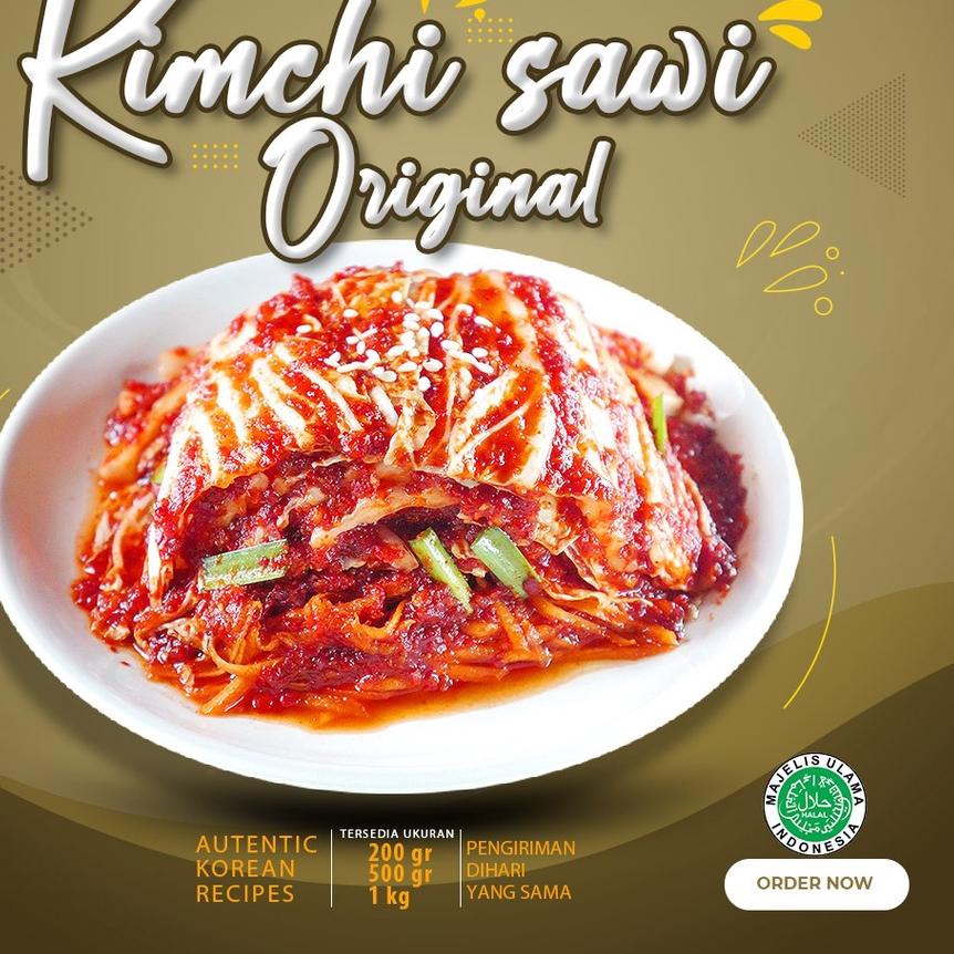 

☻ Kimchi Original Sawi 500 Gram Dibuat Oleh Chef Korea Asli Enak ➳