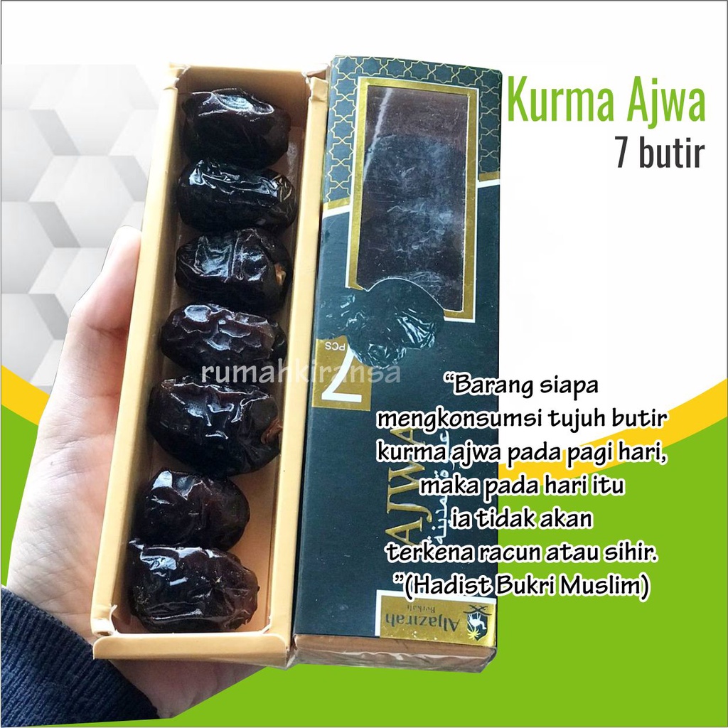 KURMA AJWA KEMASAN 7 BUTIR ALJAZIRAH BERKAH