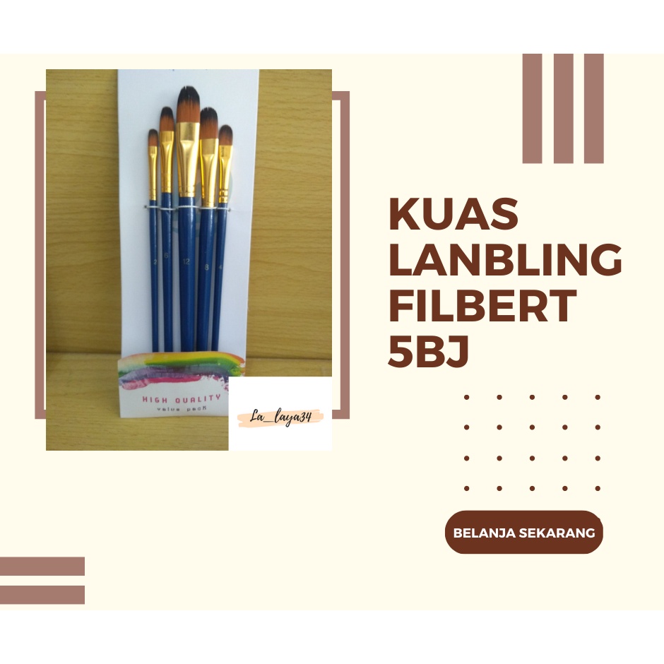 

KUAS FILBERT/KUAS BUAT BENTUK BUNGA, AWAN ISI 5BJ