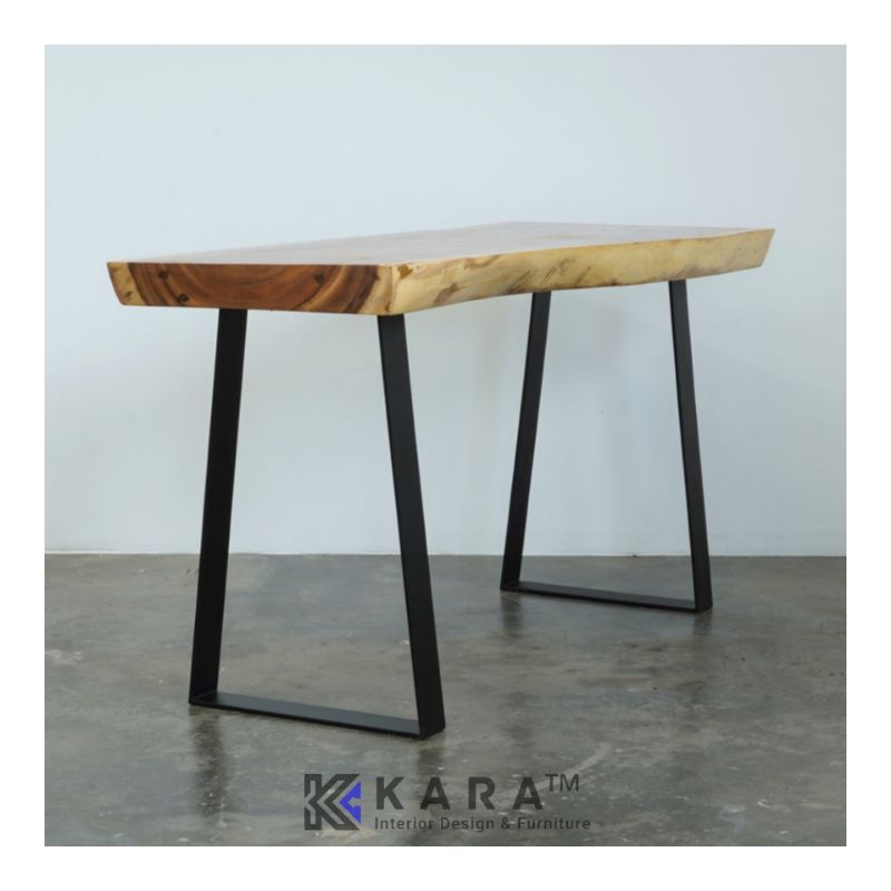 Meja Bar Kayu Suar Solid / Bar Table / Meja Dapur / Meja Cafe / Meja Tinggi / Meja Konsul / Console 