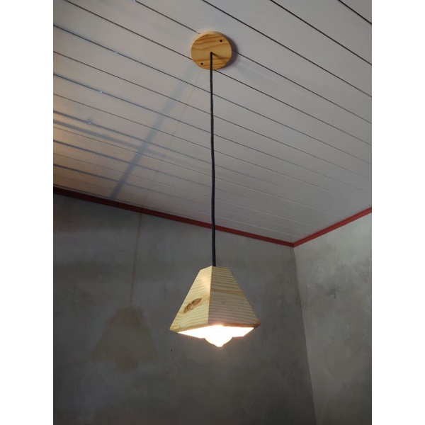 lampu gantung kayu minimalis