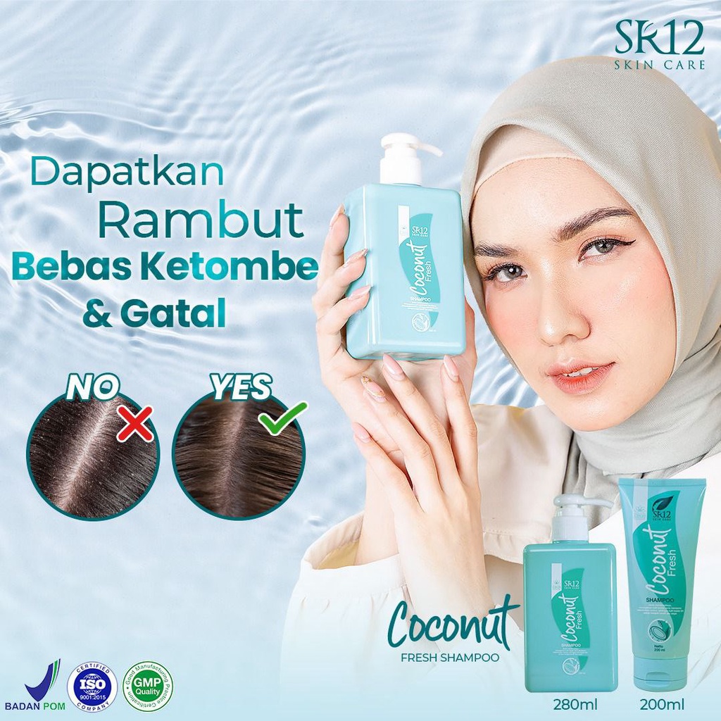 COCONUT FRESH SHAMPOO SR12 / SAMPO KELAPA / SHAMPO ANTI DANDRUFF / SHAMPO PALING AMPUH ATASI KETOMBE