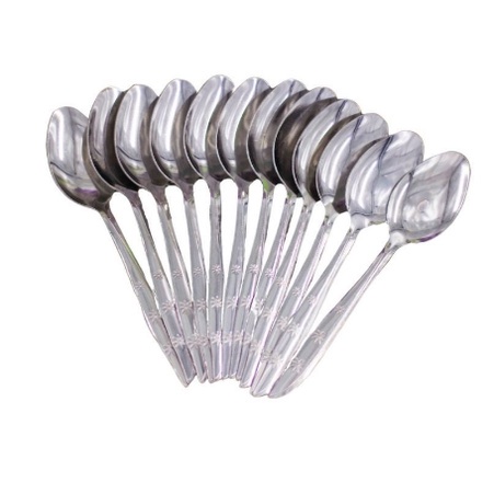 SENDOK MAKAN STAINLESS STEEL 12PCS