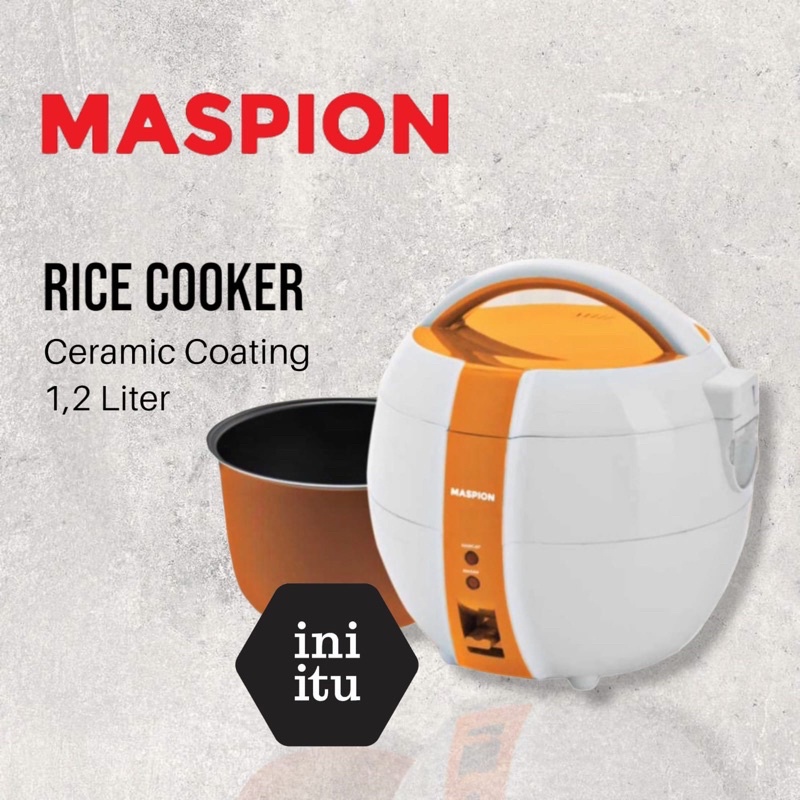 [ Maspion ] Rice Cooker / Magic com mini Maspion MRJ 1239 - 1,2 Liter