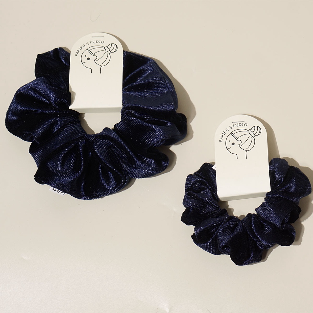 Papipu studio velvet scrunchies reguler size