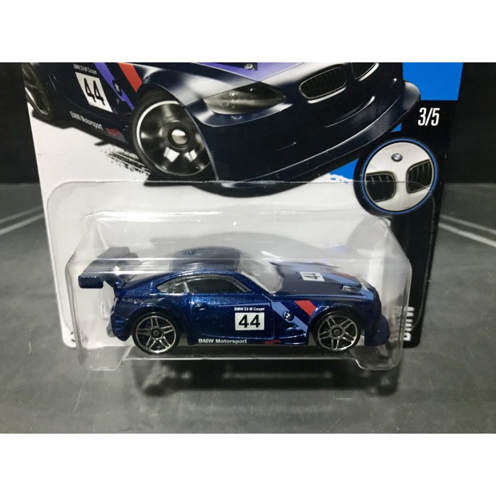 HOT WHEELS BMW Z4 M MOTORSPORT FACTORY SEALED 2016 BLUE TERLARIS