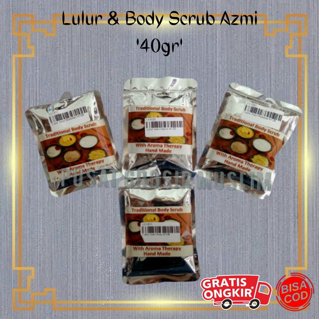 Body Scrub Aroma Therapy  Lulur Tradisional Badan by Azmi 20gr Dan 40gr