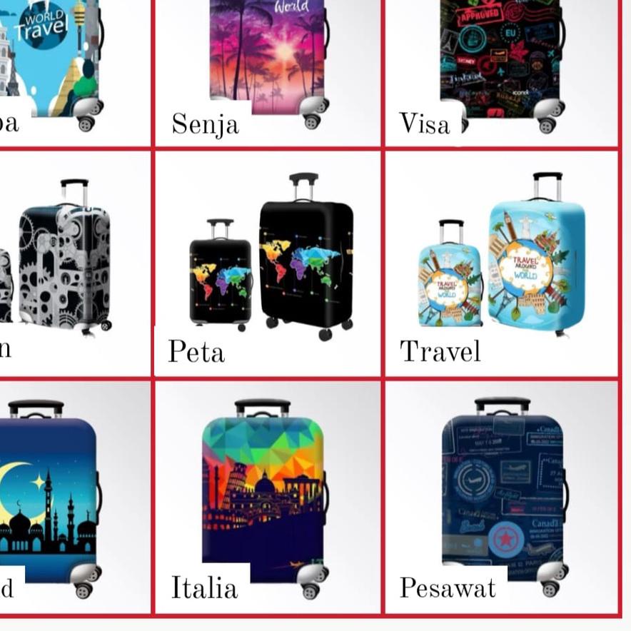 ✬ sarung koper / cover koper premium ☄