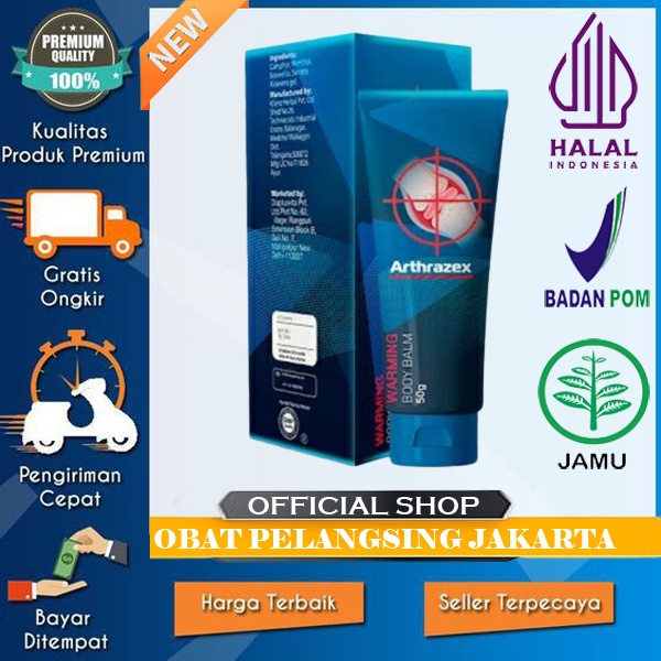 BISA COD | Arthrazex Asli balsem obat punggung nyeri sendi & otot keseleo menghilangkan pegal-pegal 