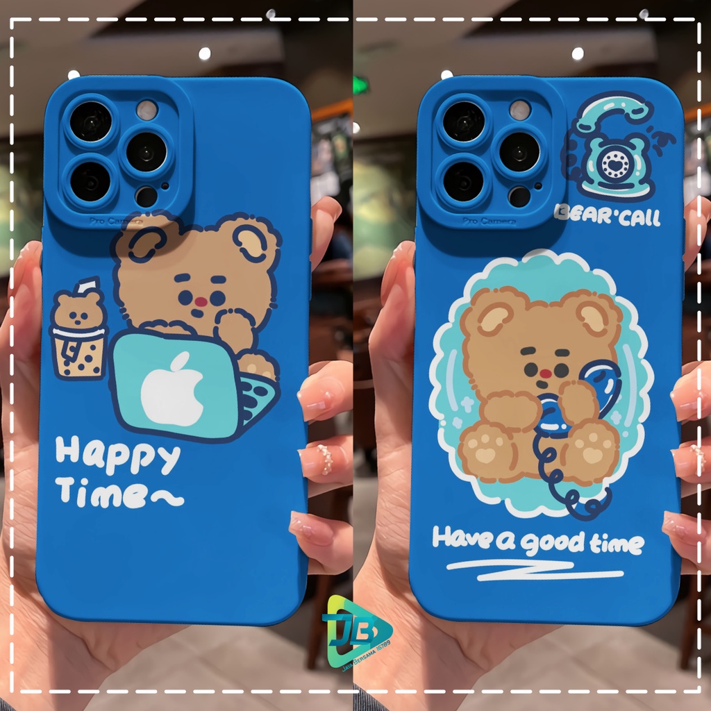 CUSTOM CASE SOFTCASE SILIKON PROCAMERA HAPPY TIME CUSTOM REALME C2 5 5I 5S C3 C11 C20 C12 C25 C30 C35 NARZO 30A 50A JB7750