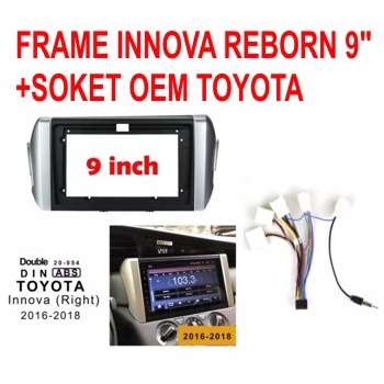 Frame Android innova Reborn 9 inchi Frame Head Unit 9" innova Reborn