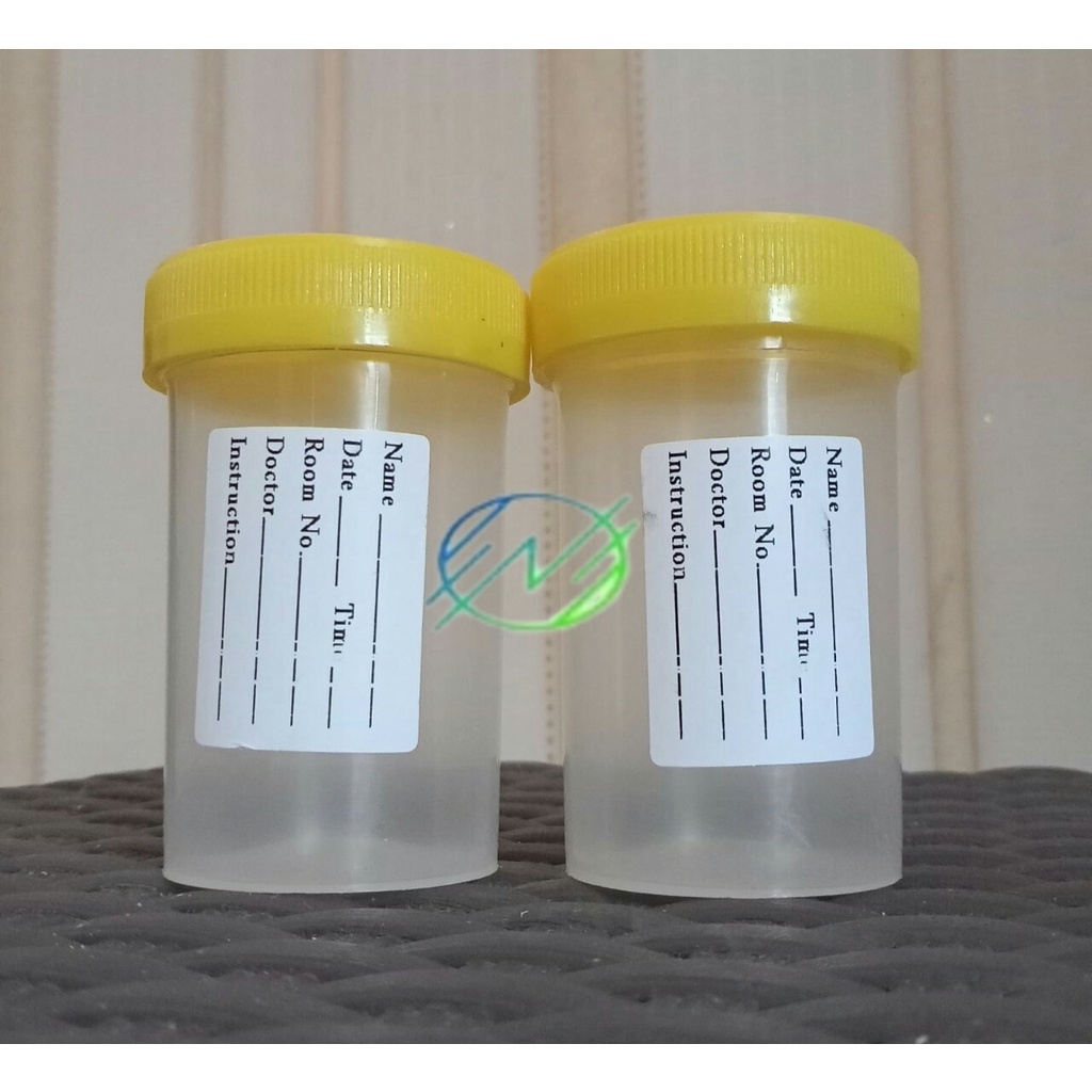 Pot Urine Pot Dahak tutup kuning