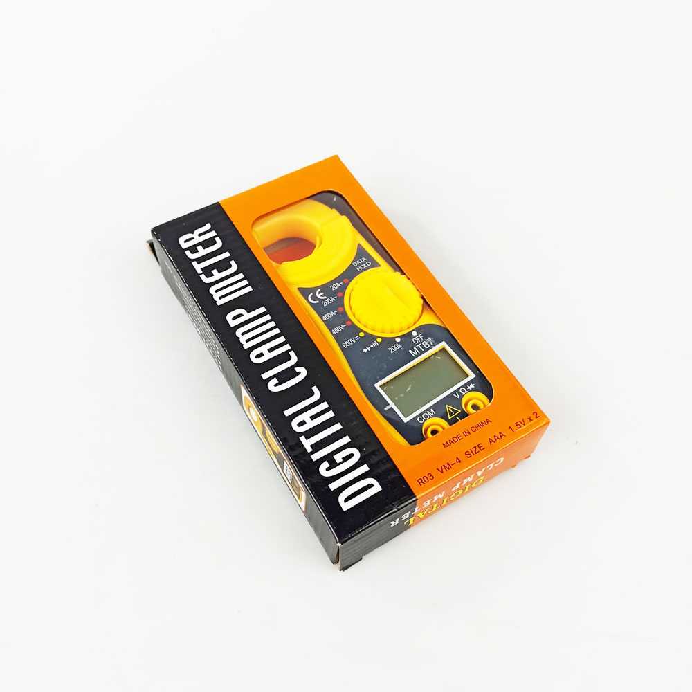 Digital Clamp Meter Tang Ampere DT266 AC/DC Tang Ampere Digital Clamp Tester Tang Ampere AC/DC Digital Tang Ampere Multimeter Voltage Tester Clamp Multitester