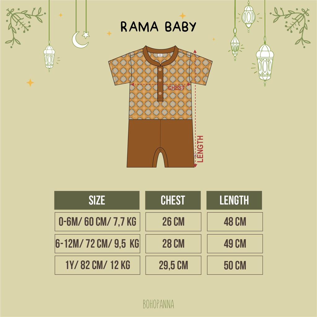 Bohopanna Rama Baby Set - Set Lebaran Bayi