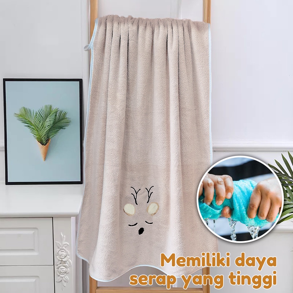 Lodoestar COD - Handk Mandi- Handuk Kuping Baby Import Karakter Kartun Lembut - H7-A