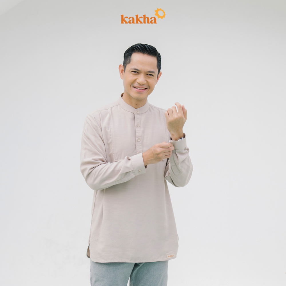 Kakha - Sarimbit Keluarga Halmahera (B) / Baju couple keluarga / Sarimbit Keluarga / Baju muslim couple-Koko Ayah Panjang