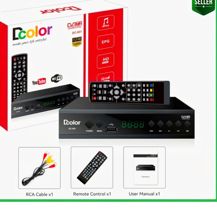♙ HT STB Dcolor Set Top Box Tv Digital Dcolor ✷