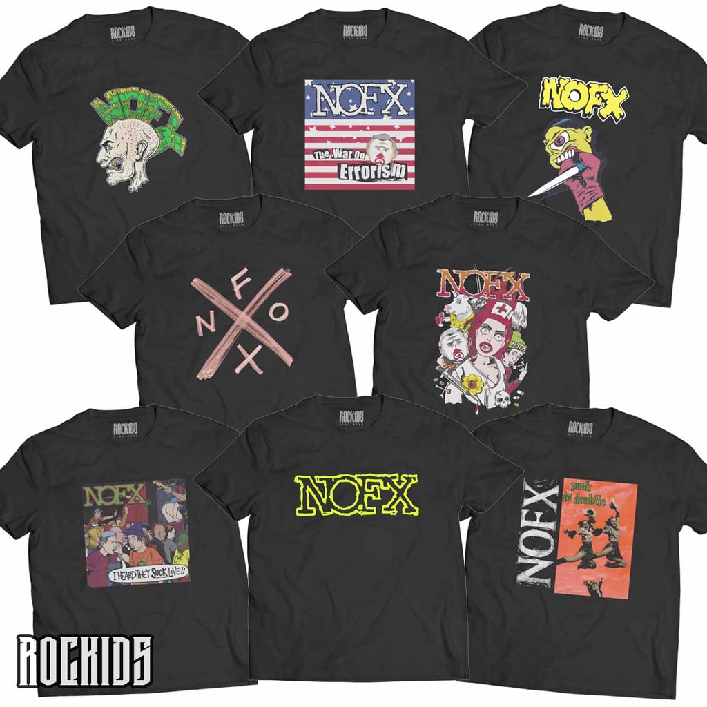 ROCKIDS - NOFX - TSHIRT - TEES - KAOS BAND - KAOS NOFX - NOFX KAOS  - TSHIRT NOFX - TEES NOFX