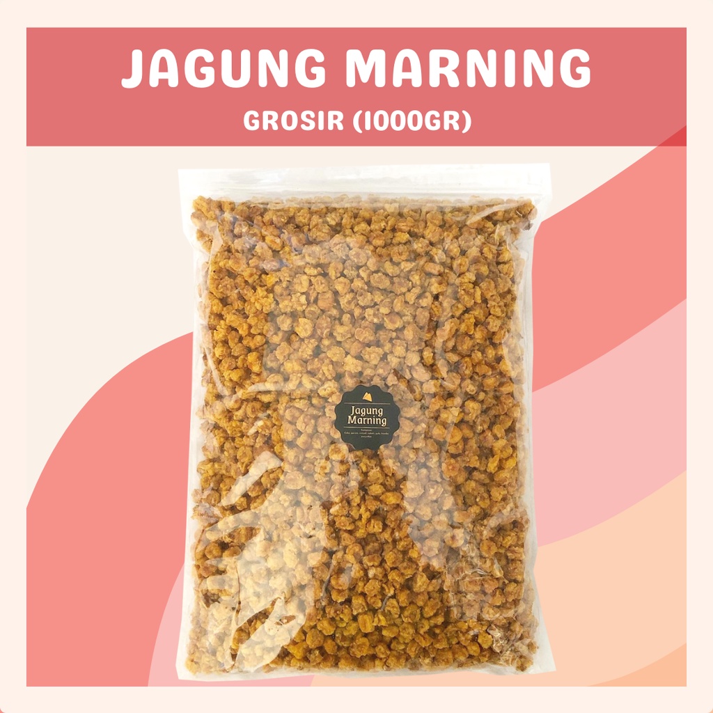 [DELISH SNACKS] Jagung Marning (Grosir) 1kg 1000gr / Snack Cemilan Camilan Pedas Manis / Kilo Kiloan Grosiran