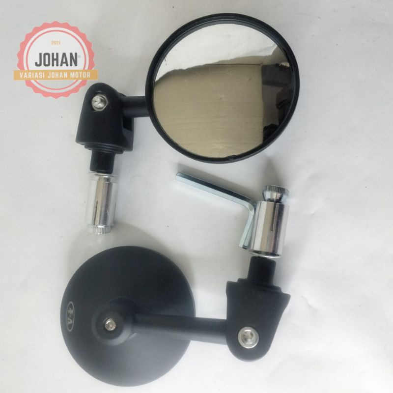 Spion Jalu bulat full cnc Variasi spion Jalu stang bulat CNC spion variasi stang universal
