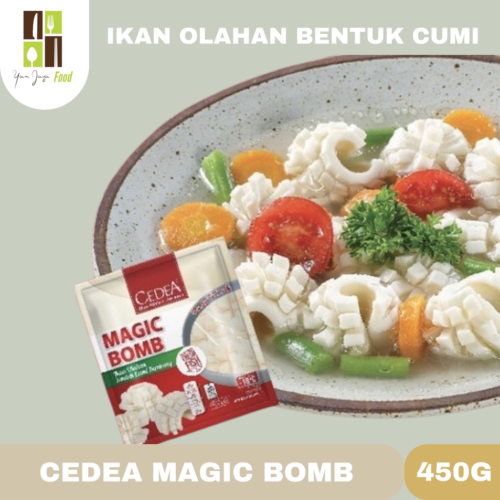 Cedea Magic Bomb/Ikan Olahan Bentuk Cumi 450g