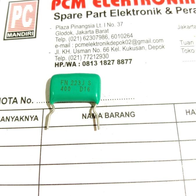 Milar 223J400V 223J 400V 223 400 22nF pcmelektrob9090 Ayo Beli
