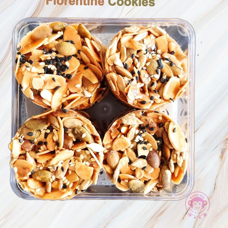 

➣ Florentine Cookies / Crispy Mixed Nuts Florenta Kue Kering Premium Toples 300 gr ✱