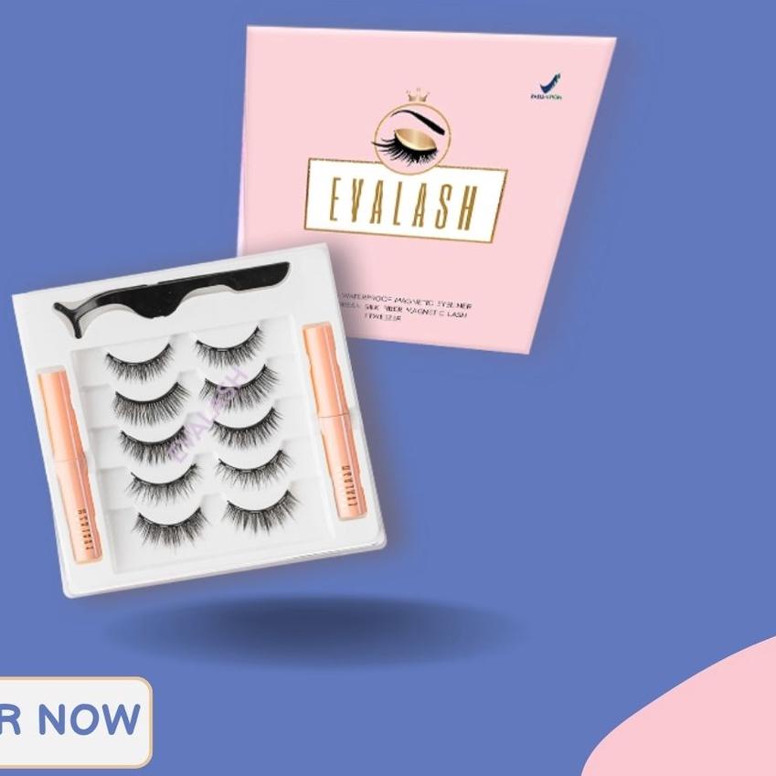 ✪ EvaLash Magnetic Eyeliner - Eva Lash Eyeliner Magnet - Eye Liner Magnet - Eyeliner Hitam BULU MATA