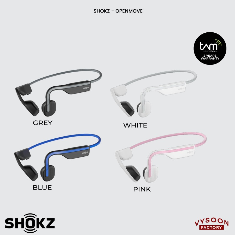 Shokz Open Move Bone Conduction Open Ear Lifestyle Headphones