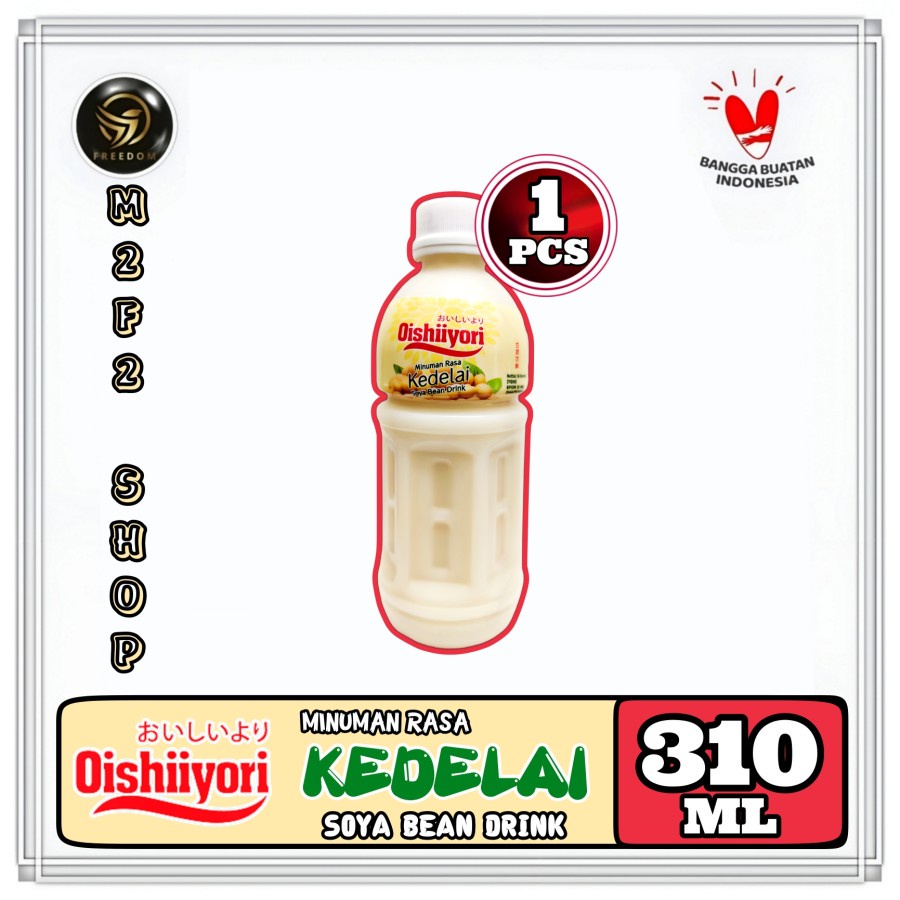 

Oishiiyori Minuman Susu Kedelai | Soya Bean Botol Pet - 310 ml (Kemasan Satuan)