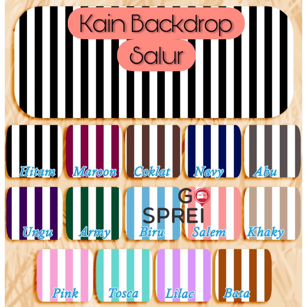 Kain Motif Baby Line grade A untuk background foto studio bahan backdrop photo aesthetic KAIN BACK D