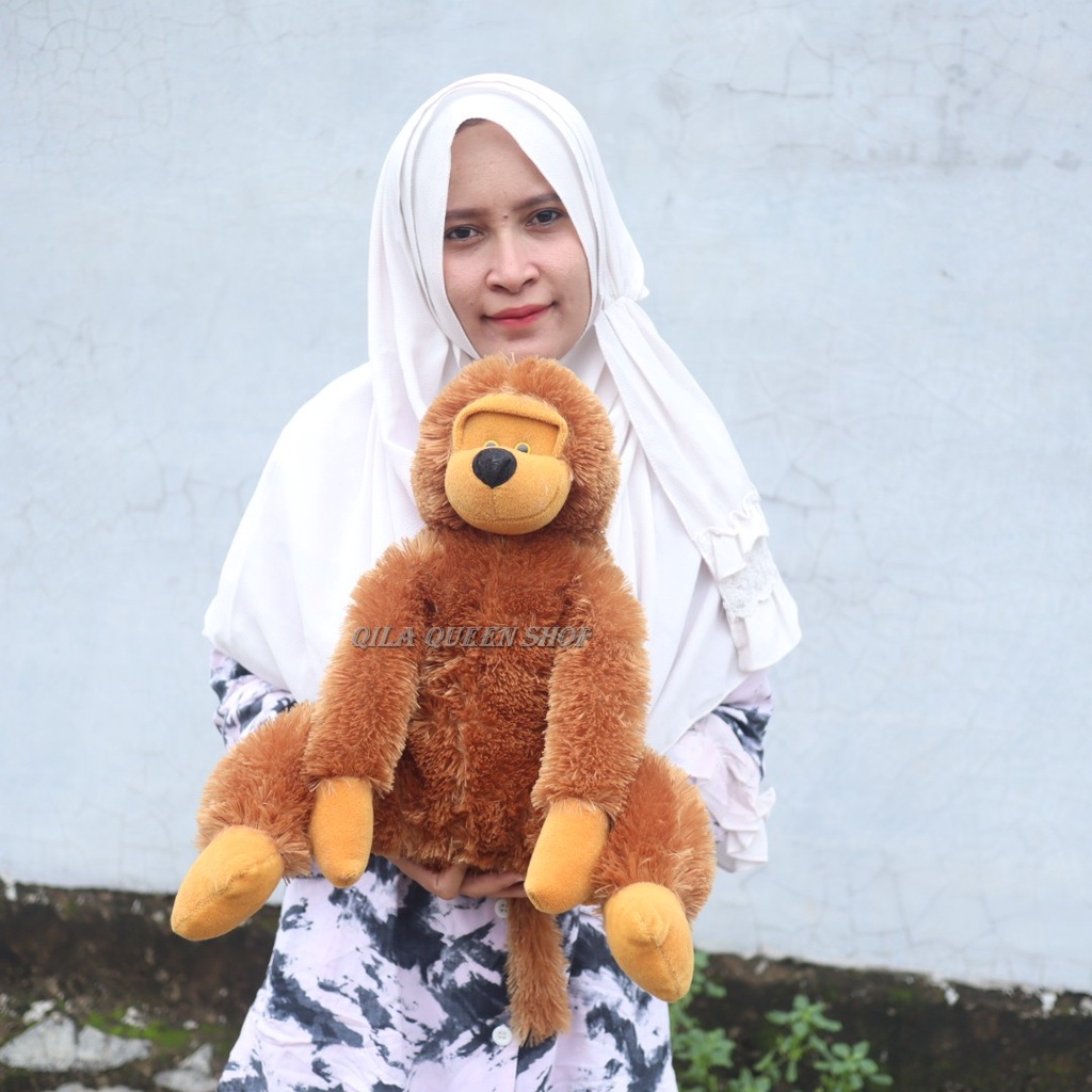 BONEKA MONYET L TERLARIS, MURAH , BISA COD