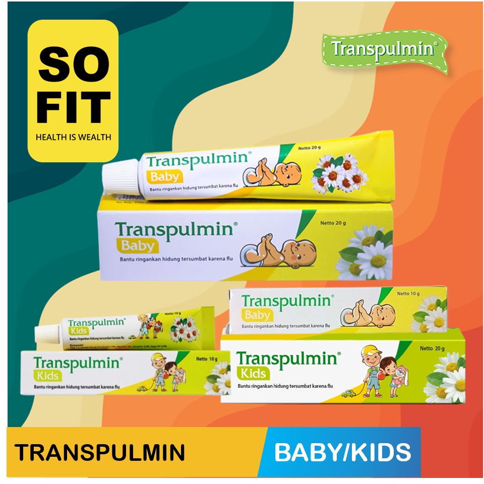 Transpulmin BABY KIDS Balsem 10gr  20g / Balsam Anak Bayi Hidung Tersumbat