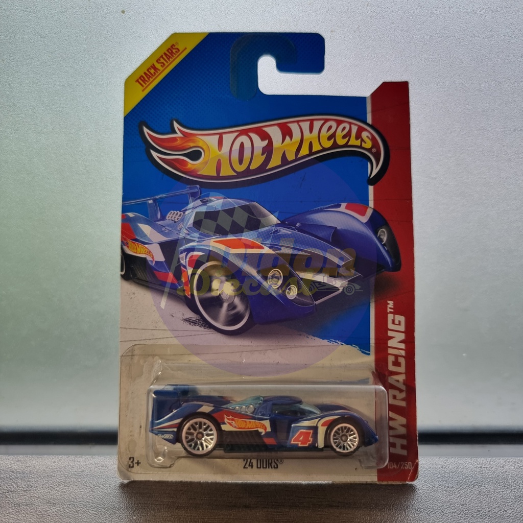 HOTWHEELS 24 OURS BLUE HOT WHEELS MURAH