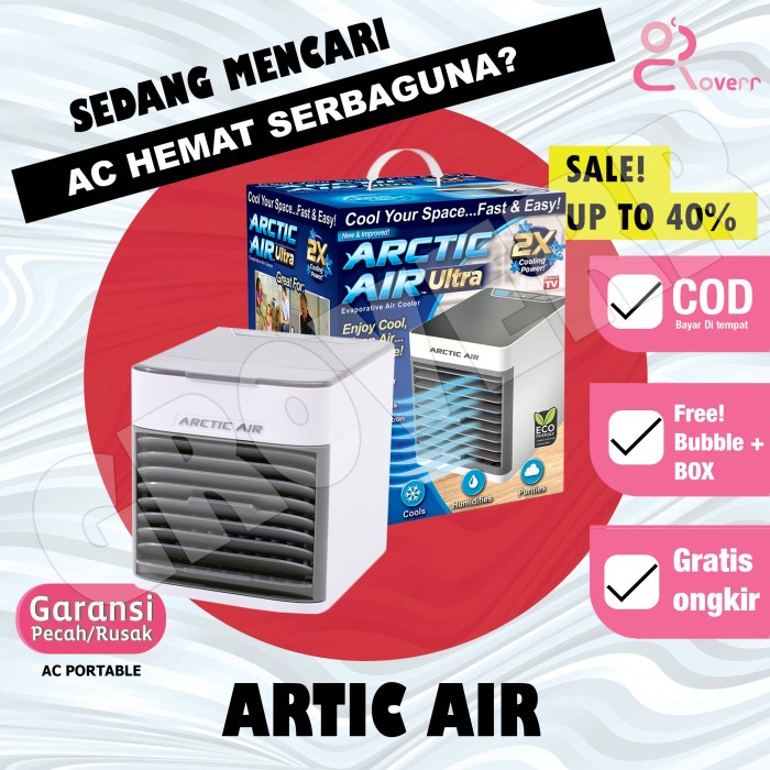 AC Mini Mini AC Portable Artic Air Ultra Cooler Cooling Fan USB Import sejuk(M9T0) AC Mini AC Portab