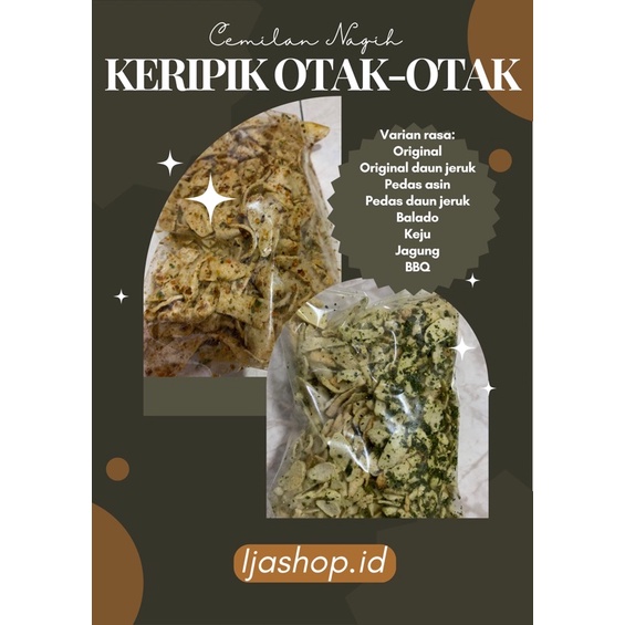 Jual Keripik Otak Otak Kg Shopee Indonesia