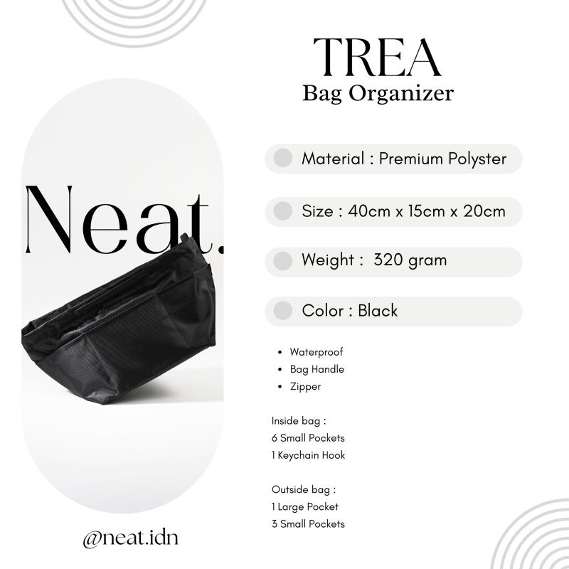 [NEAT.] READY STOCK TREA BAG ORGANIZER