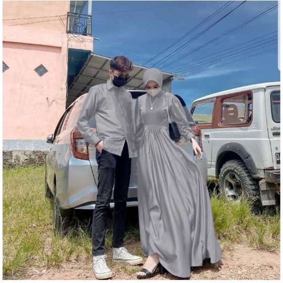 baju couple pasangan remaja terbaru 2023 simple dan elegan - Couple Rhoma Baju kondangan pangan rema