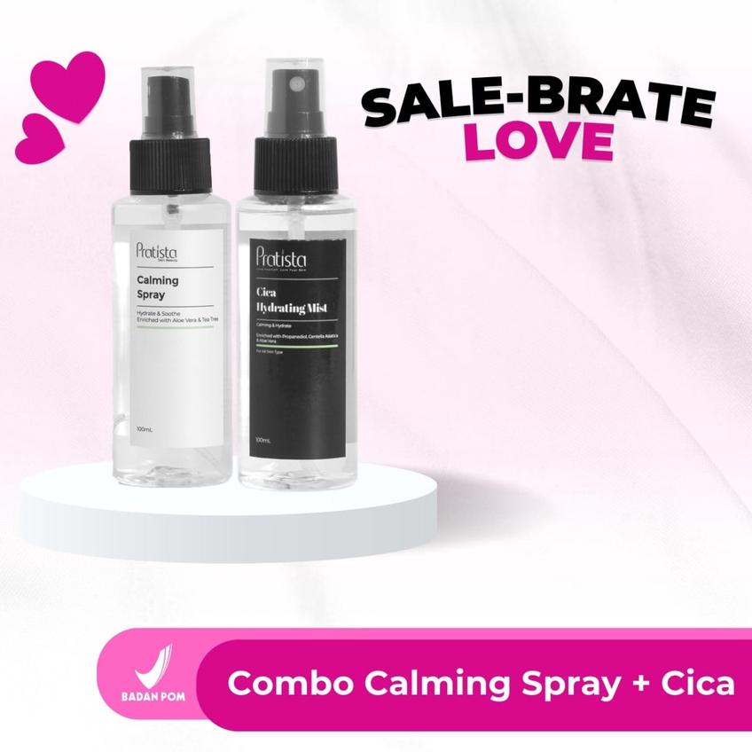 ➥ Pratista - [Bundling] Calming Spray Pratista & Cica Hydrating Mist Pratista ⅍